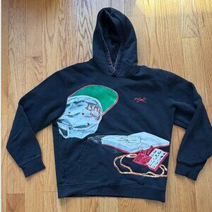 Michael Jordan Flight Black Sweatshirt with Art